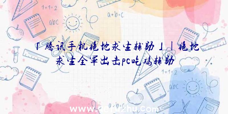 「腾讯手机绝地求生辅助」|绝地求生全军出击pc吃鸡辅助